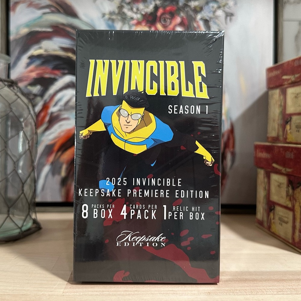 New! 2025 Invincible Season 1 Keepsake Premiere Blaster Box